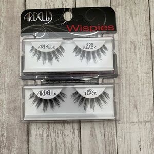 2 Pack- ARDELL Wispies 600 Black Eyelashes